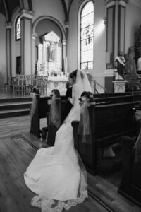 Timeless, true-to-life photography from a Catholic wedding in Indianapolis, Indiana