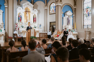 Timeless, true-to-life photography from a Catholic wedding in Indianapolis, Indiana