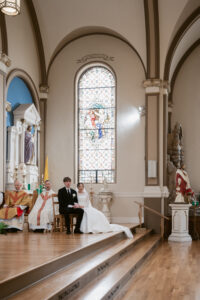 Timeless, true-to-life photography from a Catholic wedding in Indianapolis, Indiana