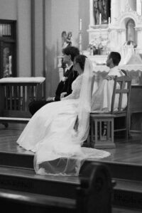 Timeless, true-to-life photography from a Catholic wedding in Indianapolis, Indiana