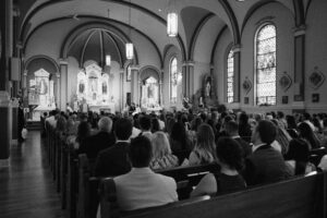 Timeless, true-to-life photography from a Catholic wedding in Indianapolis, Indiana