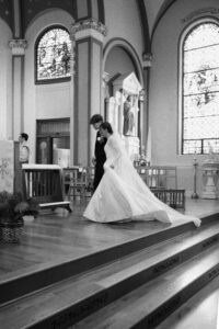Timeless, true-to-life photography from a Catholic wedding in Indianapolis, Indiana