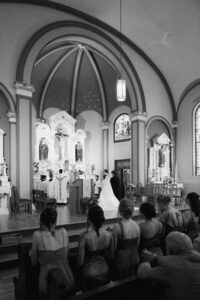 Timeless, true-to-life photography from a Catholic wedding in Indianapolis, Indiana