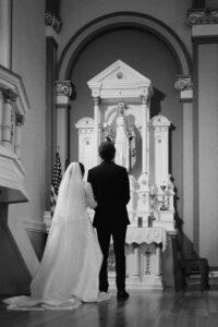 Timeless, true-to-life photography from a Catholic wedding in Indianapolis, Indiana
