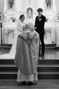 Timeless, true-to-life photography from a Catholic wedding in Indianapolis, Indiana