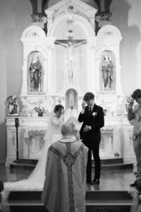 Timeless, true-to-life photography from a Catholic wedding in Indianapolis, Indiana