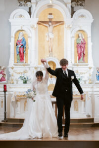 Timeless, true-to-life photography from a Catholic wedding in Indianapolis, Indiana