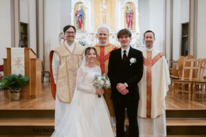 Timeless, true-to-life photography from a Catholic wedding in Indianapolis, Indiana