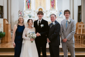 Timeless, true-to-life photography from a Catholic wedding in Indianapolis, Indiana