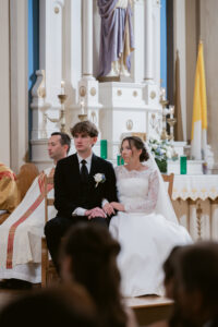 Timeless, true-to-life photography from a Catholic wedding in Indianapolis, Indiana
