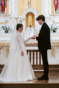 Timeless, true-to-life photography from a Catholic wedding in Indianapolis, Indiana